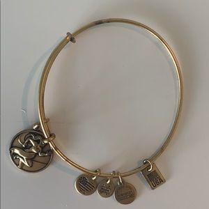 Alex and Ani Runner Charm Bangle